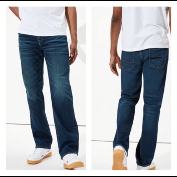 American Eagle Outfitters Low Rise Bootcut Cotton Jeans 32x32 - Picture 2 of 13